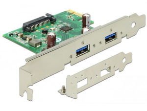 DeLock 2x USB 3.0 bővítő kártya PCI-E (89391)